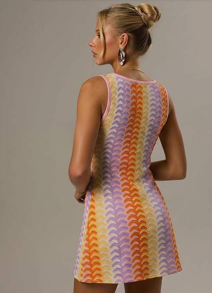 Aurrella | Crocheted Mini Dress