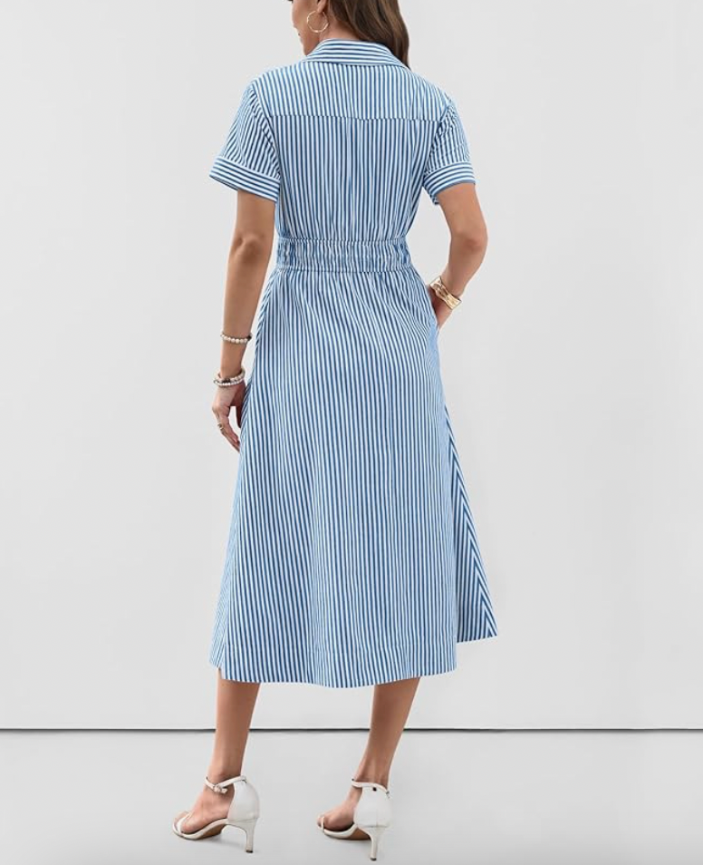 Aurrela | Summer Dress with Short Sleeves