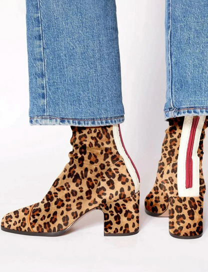 Elegant Ankle Boots | Comfortable Design with Shock Absorption