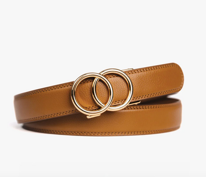 Modern Belt | Gold Buckle