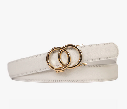 Modern Belt | Gold Buckle
