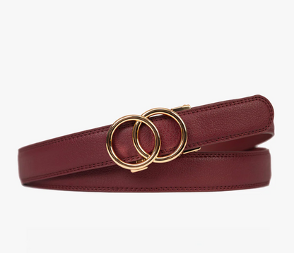 Modern Belt | Gold Buckle