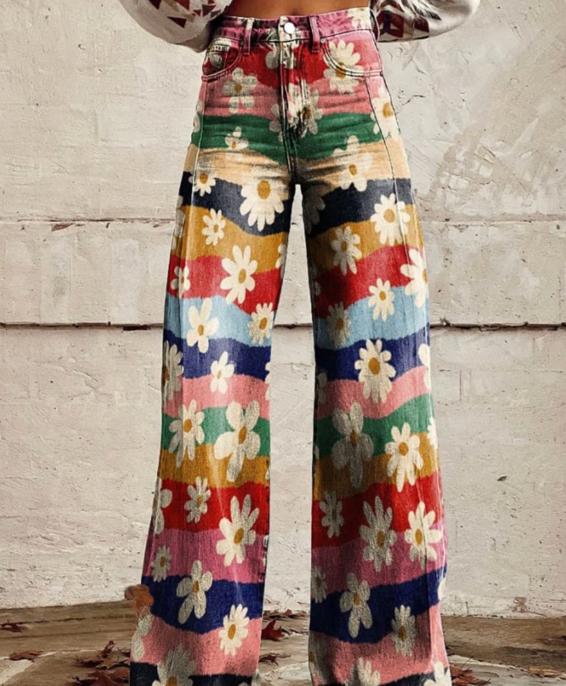 Aurrela | Chic Floral Trousers