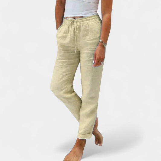 Emma Linen Bottoms – Lightweight Comfort with Timeless Elegance