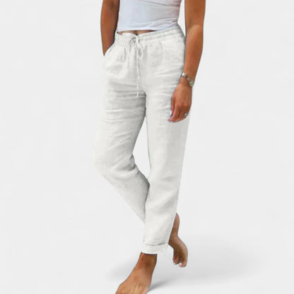 Emma Linen Bottoms – Lightweight Comfort with Timeless Elegance