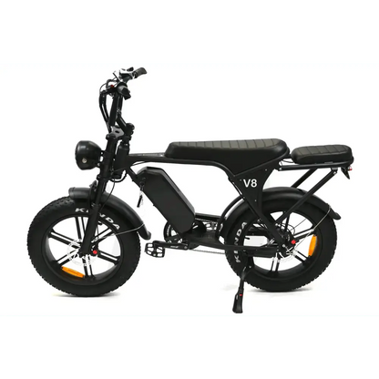 OUXI V8- FATBIKE - ZWART