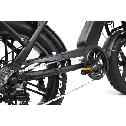 OUXI V8- FATBIKE - ZWART